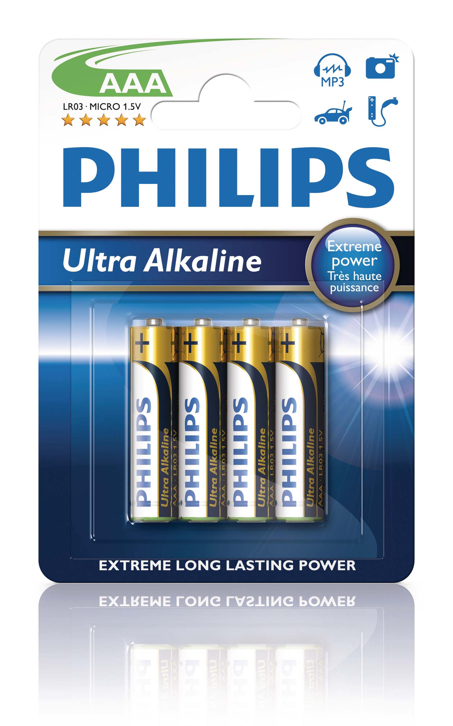Batteri AAA Philips Ultra Alkaline